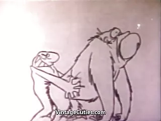 Sito porno comunicazione divertente vagina, cazzo sesso dei cartoni animati (1960 vintage)