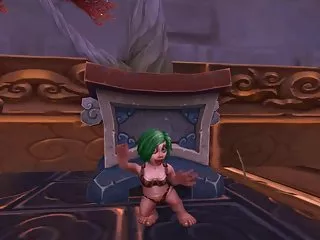 Porno, il sesso per ottenere un gruppo di world of warcraft warlords è nudo danza danza