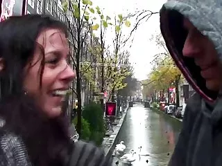 Grasso porno reale skanky puttana succhia il turismo da amsterdam